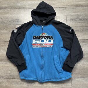 Daytona 500 NASCAR Racing Hoodie Men XL 60th Anniversary 2018 Fanatics